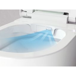 Clou Clever toaleta myjąca wisząca bez kołnierza ze spłukiwaniem wirowym biała CL/04.05020