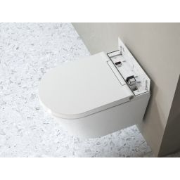 Clou Clever toaleta myjąca wisząca bez kołnierza ze spłukiwaniem wirowym biała CL/04.05020