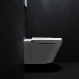 Clou Clever toaleta myjąca wisząca bez kołnierza ze spłukiwaniem wirowym biała CL/04.05020