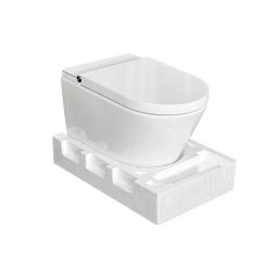 Clou Clever toaleta myjąca wisząca bez kołnierza ze spłukiwaniem wirowym biała CL/04.05020