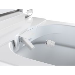 Clou Clever toaleta myjąca wisząca bez kołnierza ze spłukiwaniem wirowym biała CL/04.05020