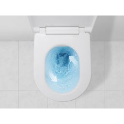 Clou Clever toaleta myjąca wisząca bez kołnierza ze spłukiwaniem wirowym biała CL/04.05020