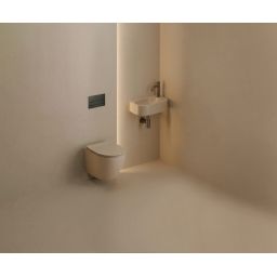 Clou InBe umywalka 41x22,5 cm owalna ścienna musztardowy mat IB/03.34016