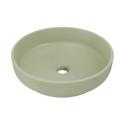 Comad River 1 umywalka 40x40 cm okrągła nablatowa oliwkowy mat RIVER 1 OLIVE GREEN MATT UN 40 ( E-6595 )