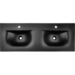 Comad Sky umywalka 121x46 cm prostokątna meblowa czarna SKY 1 BLACK MATT 120D DP ( E-8099-120D )