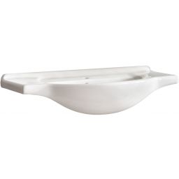 Comad Vintage umywalka 85x49 cm półokrągła meblowa biała UM- CFP 85 DP(YS27201-85)