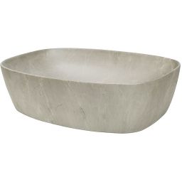 Comad Anna umywalka 50,5x39,5 cm nablatowa owalna kamień/beż mat UN-ANNA-MY1
