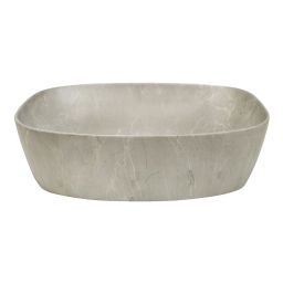 Comad Anna umywalka 50,5x39,5 cm nablatowa owalna kamień/beż mat UN-ANNA-MY1