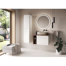 Comad Anna umywalka 50,5x39,5 cm nablatowa owalna kamień/beż mat UN-ANNA-MY1