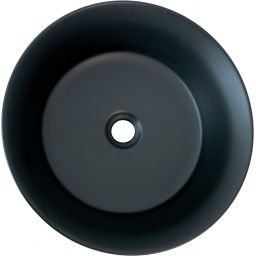 Comad Mada umywalka 40 cm okrągła nablatowa czarna UN-MADA-MB 115MB