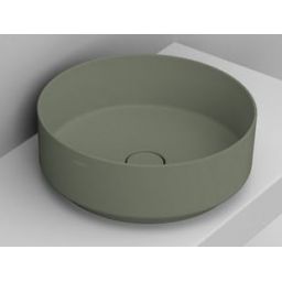 Ceramica Dolomite Noemi umywalka 44 cm okrągła nablatowa zielona matowa D310575