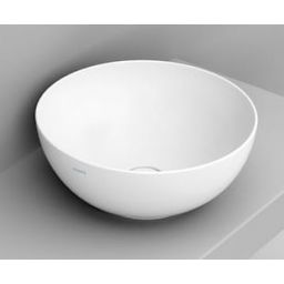 Ceramica Dolomite Noemi umywalka 44 cm okrągła nablatowa biała matowa D310641