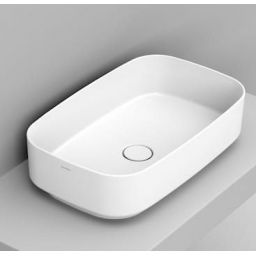 Ceramica Dolomite Noemi umywalka 62x38 cm prostokątna nablatowa biała D311001