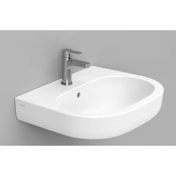 Ceramica Dolomite Mirto umywalka 60x48 cm owalna ścienna biała matowa D461241