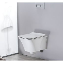 CeraStyle Hera/Ibiza deska sedesowa wolnoopadająca Slim biała 9SC1211S02