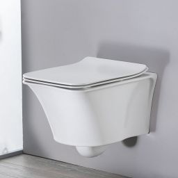 CeraStyle Ibiza miska WC wisząca bez kołnierza Rimless biała 018900-w