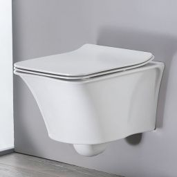CeraStyle Hera/Ibiza deska sedesowa wolnoopadająca Slim biała 9SC1211S02