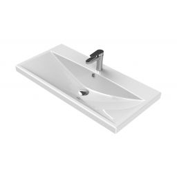 CeraStyle Elite umywalka 90x45 cm meblowa prostokątna biała 032300-u