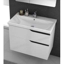 CeraStyle Elite umywalka 90x45 cm meblowa prostokątna biała 032300-u