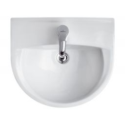 Mito President umywalka 50x43 cm półokrągła ścienna biała połysk K08-004