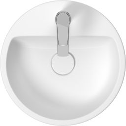 Cersanit Caspia Ring umywalka 44 cm nablatowa biała K11-0094