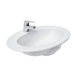 Cersanit Gamma umywalka 63 cm wpuszczna biała K11-0012