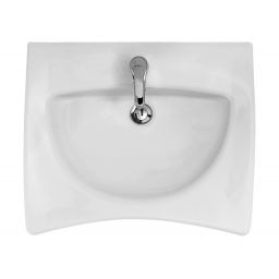 Cersanit Etiuda umywalka 66x55 cm ścienna dla niepełnosprawnych biała K11-0041