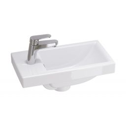 Cersanit Como umywalka 40x22 cm prostokątna meblowa biała K32-001-BOX