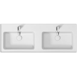 Cersanit Crea umywalka 120,5x45,5 cm meblowa podwójna biała K673-006