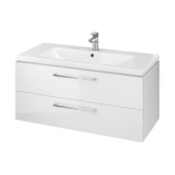 Cersanit Lara umywalka z szafką 100 cm zestaw meblowy biały S801-191-DSM