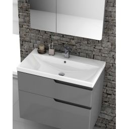 CeraStyle Elite umywalka 100x45 cm meblowa prostokątna biała 032400-u