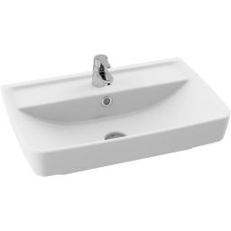 CeraStyle Duru umywalka 60x40 cm ścienna biała 035100-u