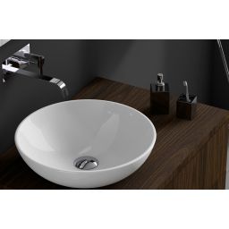 CeraStyle Zero umywalka 46 cm nablatowa okrągła biała 071600