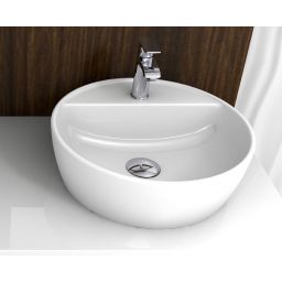 CeraStyle One umywalka 42 cm nablatowa okrągła biała 076400-u