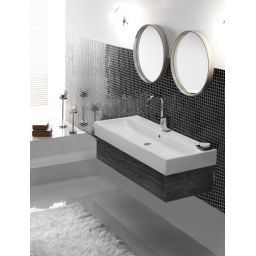 CeraStyle Pinto umywalka 100 cm meblowa prostokątna biała 080300-u