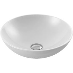 CeraStyle Zero umywalka 46 cm nablatowa okrągła biały mat 71600-97