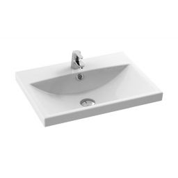 CeraStyle Elite umywalka 60x45 cm meblowa prostokątna biała 032000-u