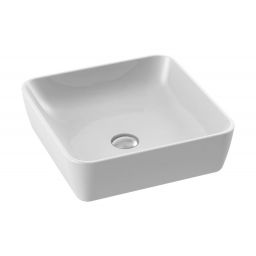 CeraStyle One umywalka 46x45,5 cm nablatowa prostokątna biała 076000