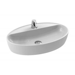 CeraStyle One umywalka 67 cm nablatowa owalna biała 076500-u