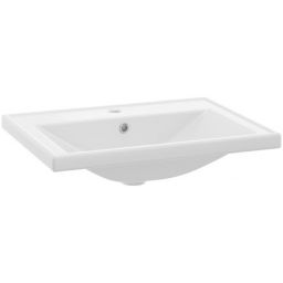 Defra Nanu umywalka 61x46 cm prostokątna meblowa biała 1032