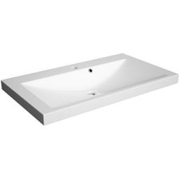 Defra Zeen umywalka 80x46 cm prostokątna meblowa biała 1554