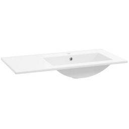 Defra Plan umywalka 91x46 cm prostokątna meblowa biała 1729