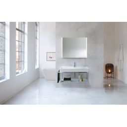 Duravit DuraSquare stelaż wiszący z relingiem do umywalki chrom 0031041000