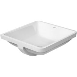 Duravit Starck 3 umywalka 43x43 cm podblatowa kwadratowa biała 0305430000