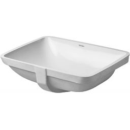 Duravit Starck 3 umywalka 49x36,5 cm podblatowa prostokątna biała 0305490000