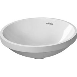 Duravit Architec umywalka 37,5 cm podblatowa okrągła biała 0319370000