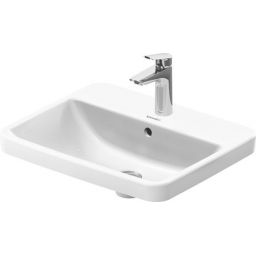 Duravit No. 1 umywalka 54,5x43,5 cm prostokątna wpuszczana biała 03555500272