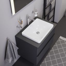 Duravit D-Neo umywalka 60x44 cm wpuszczana prostokątna biała 0358600079
