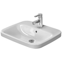 Duravit DuraStyle umywalka 56x45,5 cm wpuszczana prostokątna biała 0374560000