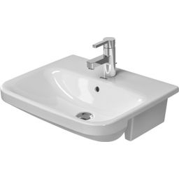 Duravit DuraStyle umywalka 55x45,5 cm półblatowa półokrągła biała 0375550000